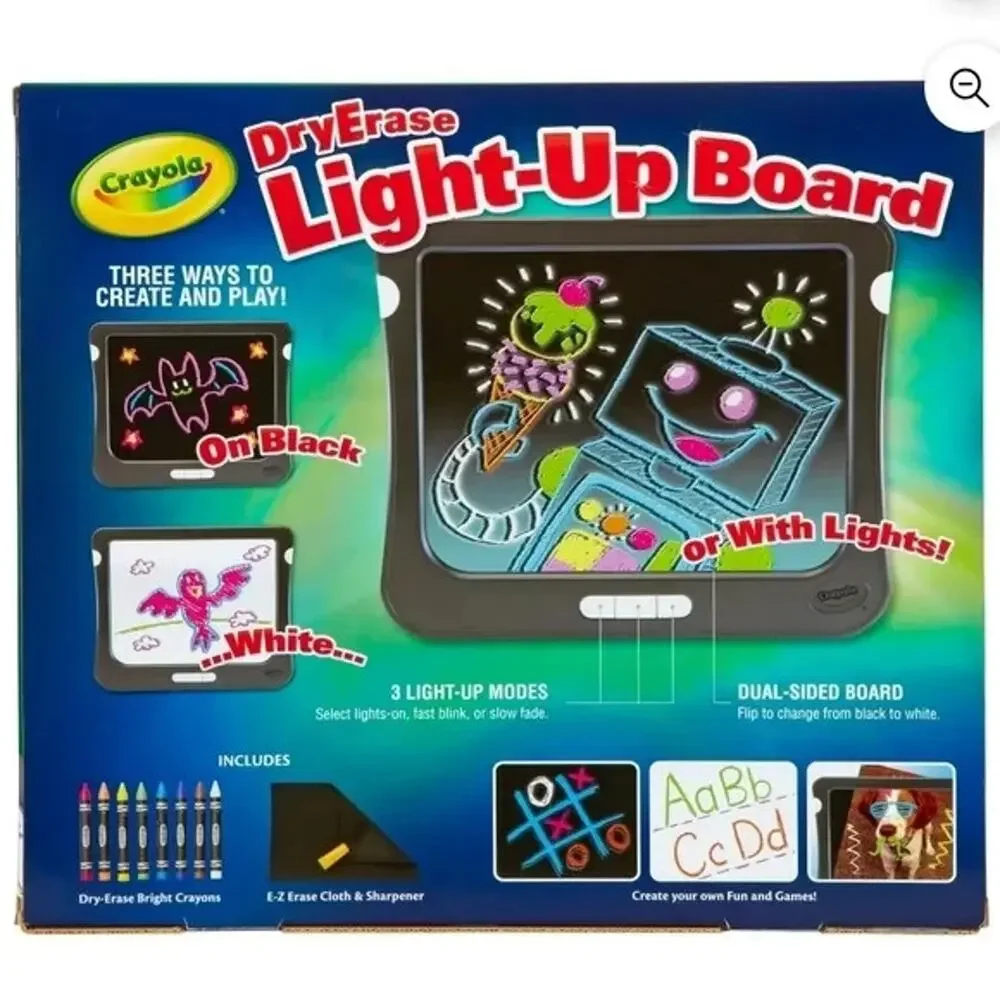 Crayola Dry Erase Light Up Board, Light Up Toy, Drawing Board & Coloring Tablet
